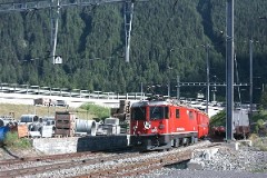 RhB (Rhätische Bahn), Zernez, 13. July 2003